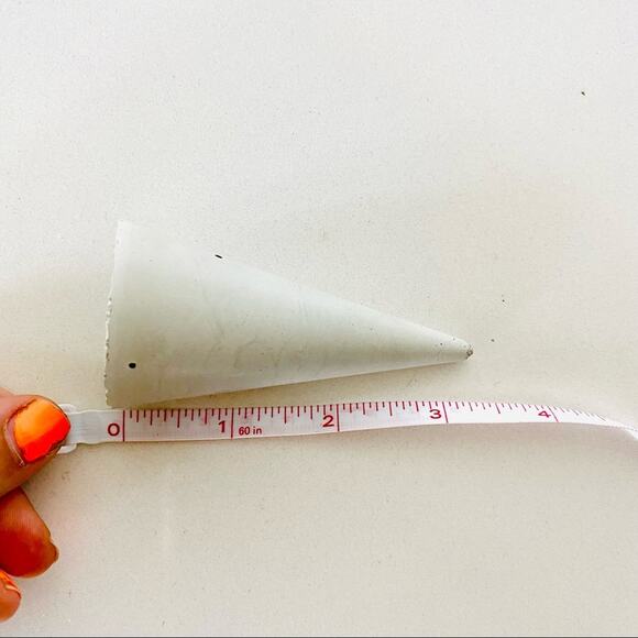 NEW Handmade Grey Concrete Natural Cone Jewelry Ring Holder Home Accent Decor - Picture 5 of 5